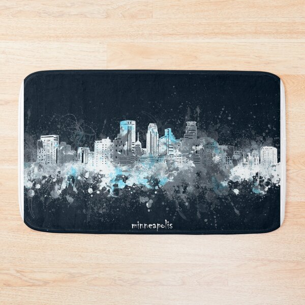 Item preview, minneapolis skyline designed and sold by BekimART2.