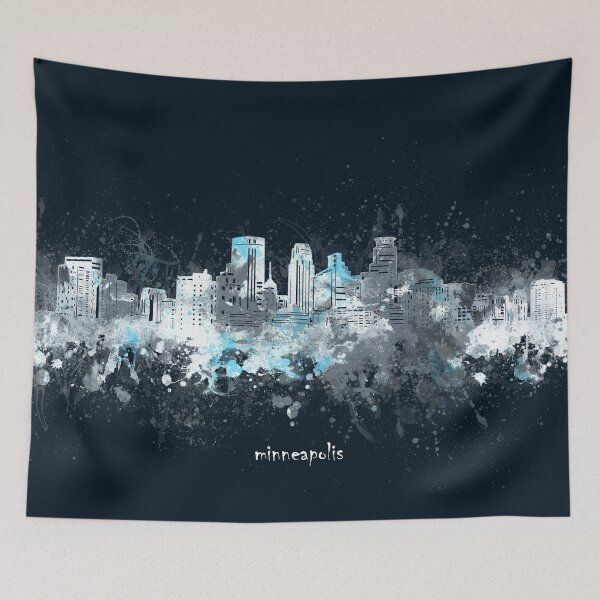 Item preview, minneapolis skyline designed and sold by BekimART2.
