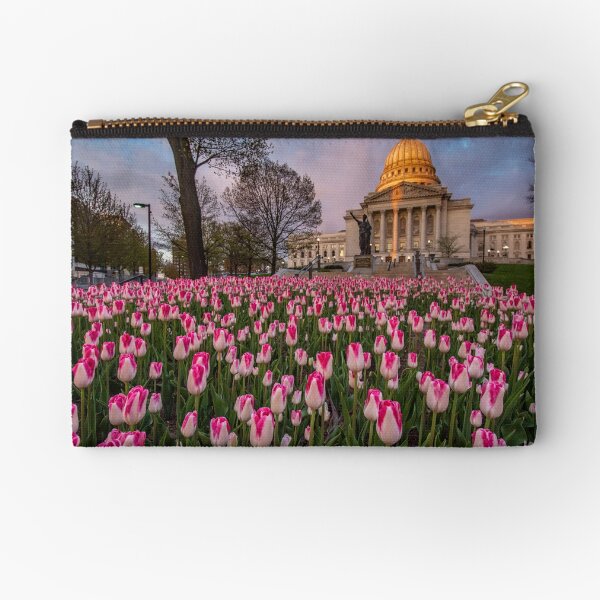 Madison Capitol in the Spring Zipper Pouch