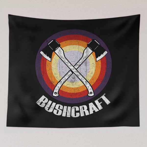 Item preview, Bushcraft Distressed Axe Target Design designed and sold by MadPanda.