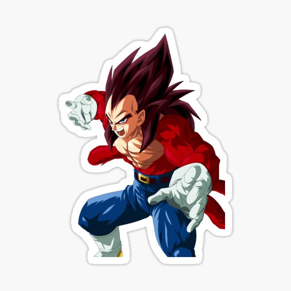 Goku Super Saiyan 4 Sticker for Sale by qalandar92