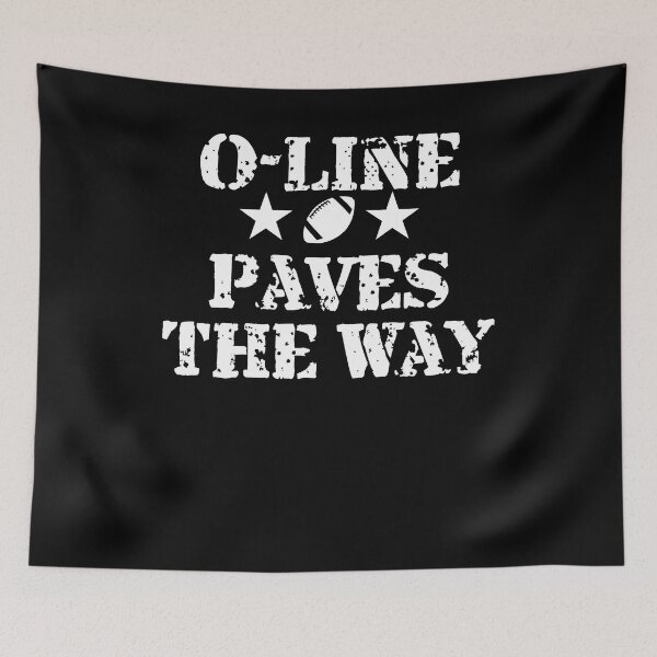 Item preview, American Football Offensive Lineman Paves The Way designed and sold by slappywalker.