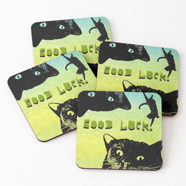 Item preview, Good luck ! 3 black cats  designed and sold by Donata Zawadzka.