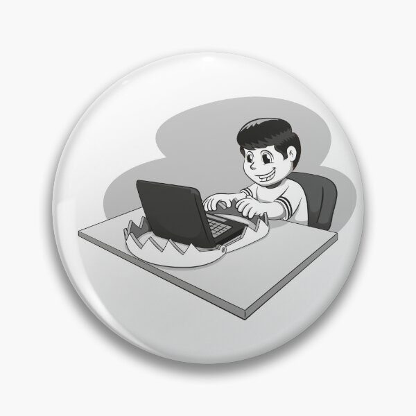 Item preview, Illustration of a Caucasian child and the dangers of the internet, virtual traps, art line. Ideal for catalogs, newsletters and institutional material designed and sold by LucianoCosmo.