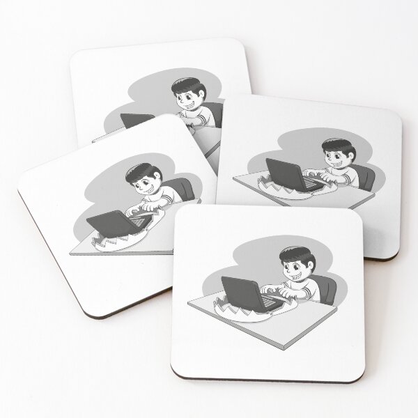 Item preview, Illustration of a Caucasian child and the dangers of the internet, virtual traps, art line. Ideal for catalogs, newsletters and institutional material designed and sold by LucianoCosmo.