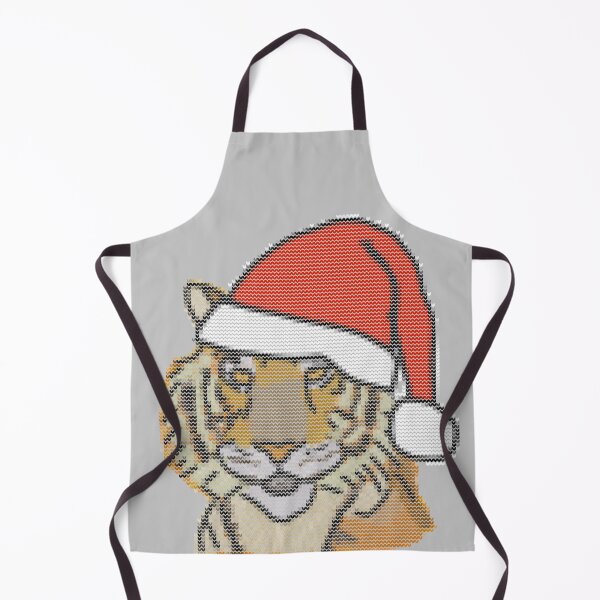 Artikelvorschau, Gestrickte Tiger-Weihnachtsmannmütze entworfen und verkauft von ellenhenry.