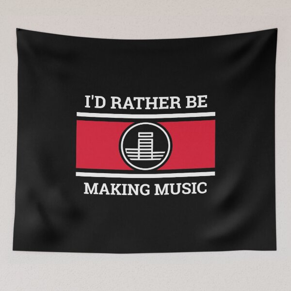Item preview, I'd Rather Be Making Music, Beatmaker designed and sold by ilovetshirts87.