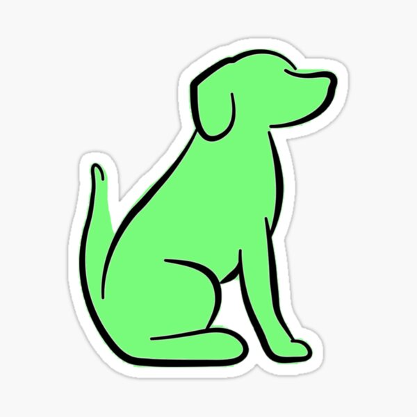 Neon Green Dog Lime Graphic T-Shirt Dress | Redbubble