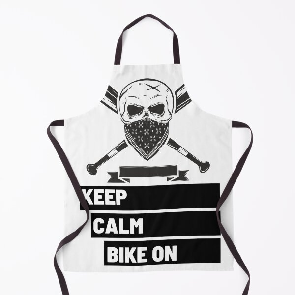 Item preview, Keep Calm Bike on Black Skull 1 designed and sold by kyds.