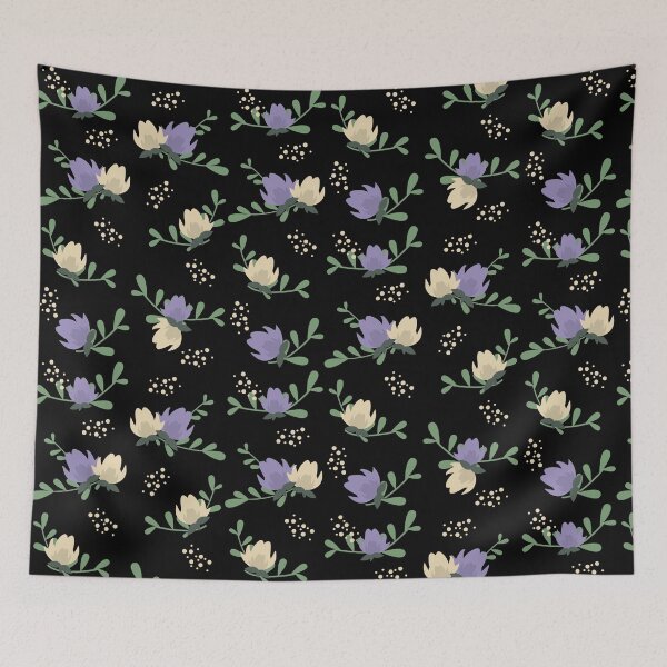 Item preview, Simple floral seamless pattern designed and sold by Dankio.