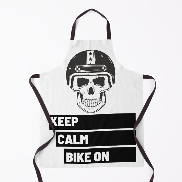 Item preview, Keep Calm Bike on Black Skull 2 designed and sold by kyds.