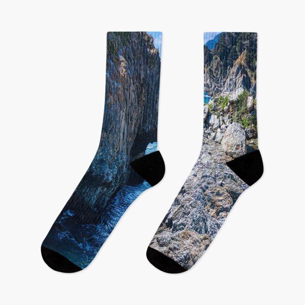 Item preview, Beautiful shot of strong sea waves hitting on the cliff  designed and sold by ThebestArtshop.