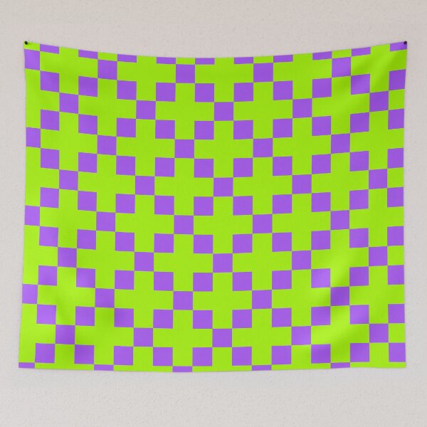 Item preview, Squares within Squares Purple Green designed and sold by BubbleCrumbs.