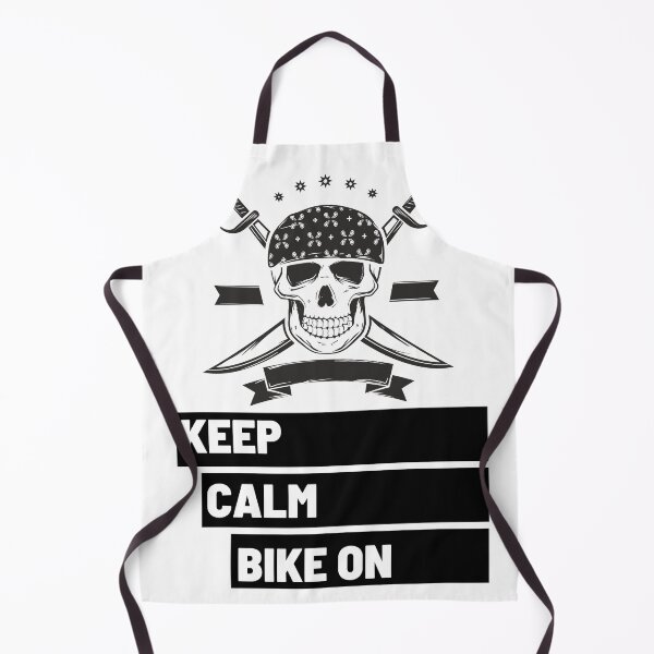 Item preview, Keep Calm Bike on Black Skull 3 designed and sold by kyds.
