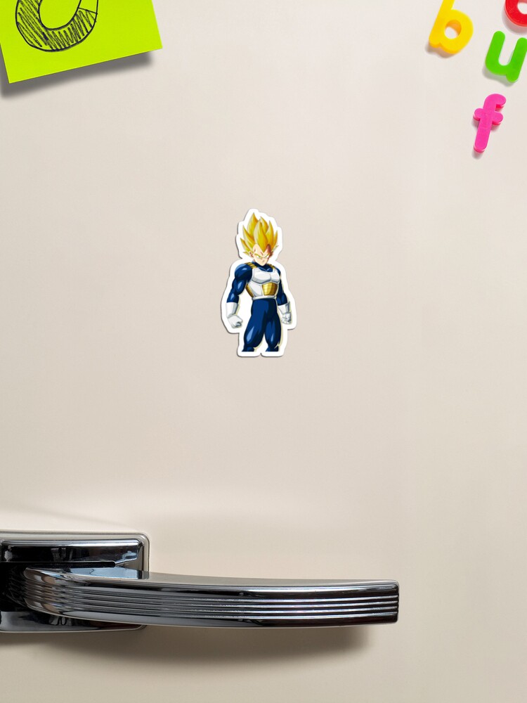 SSJ Vegeta Magnet for Sale by jixelpatterns