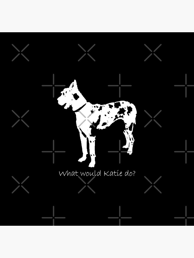 Thumbnail 3 of 3, Pin, What would Katie do? The Worth of a Dog designed and sold by HeadBlaze.