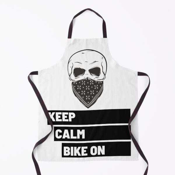 Item preview, Keep Calm Bike on Black Skull 4 designed and sold by kyds.