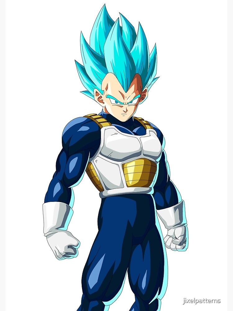 Super Saiyan Blue Goku Greeting Card by Creationistlife