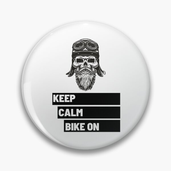 Item preview,  Keep Calm Bike on Black Skull 6 designed and sold by kyds.