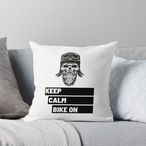 Item preview,  Keep Calm Bike on Black Skull 6 designed and sold by kyds.