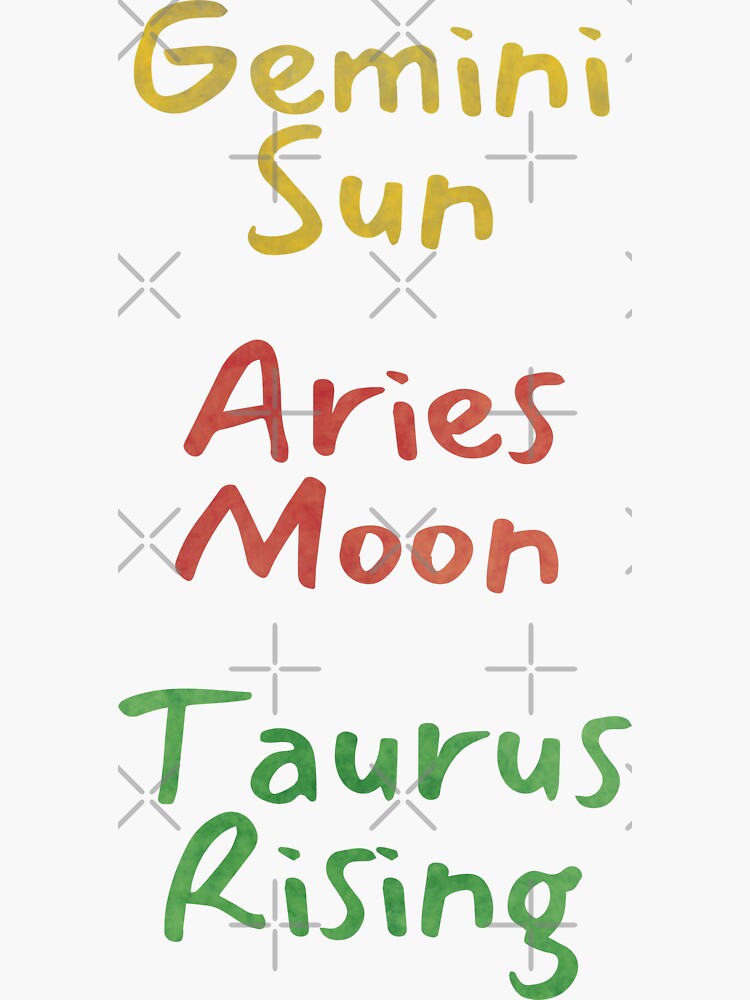sun taurus moon gemini rising cancer