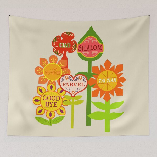 Item preview, It's A Small World Goodbye Room Flowers designed and sold by TYPhoenicians.