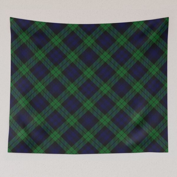 Item preview, The Black Watch Cross Tartan Plaid designed and sold by 89BLACK.