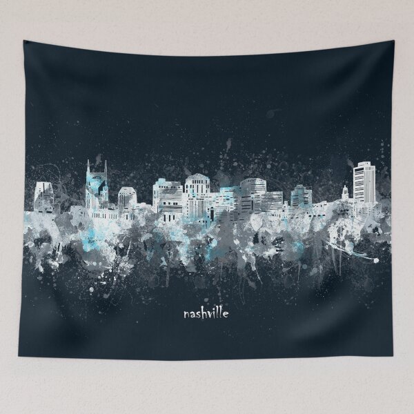 Item preview, nashville skyline designed and sold by BekimART2.