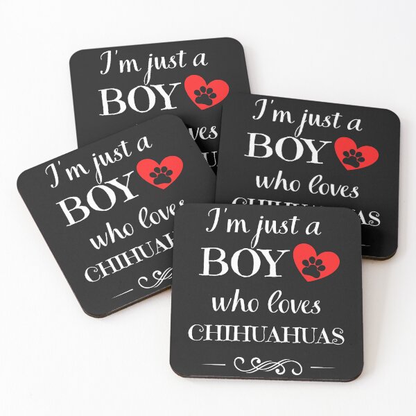 Item preview, Just a boy who loves chihuahuas quote Funny chihuahua saying designed and sold by OneTimeEngineer.
