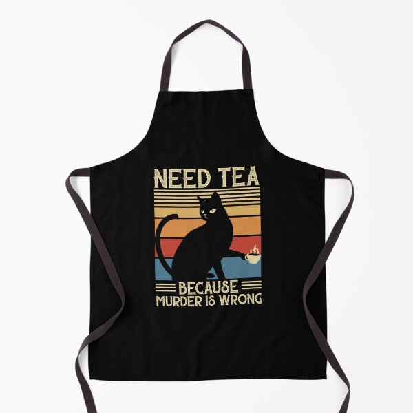 Item preview, Need Tea Murder Cat designed and sold by coolprint.