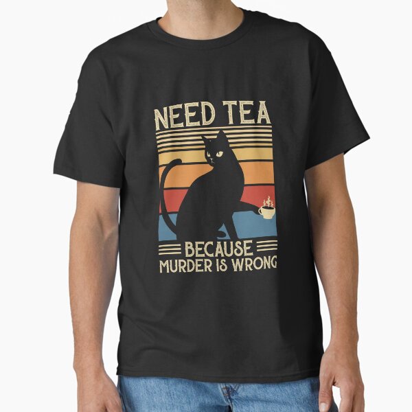 Item preview, Need Tea Murder Cat designed and sold by coolprint.