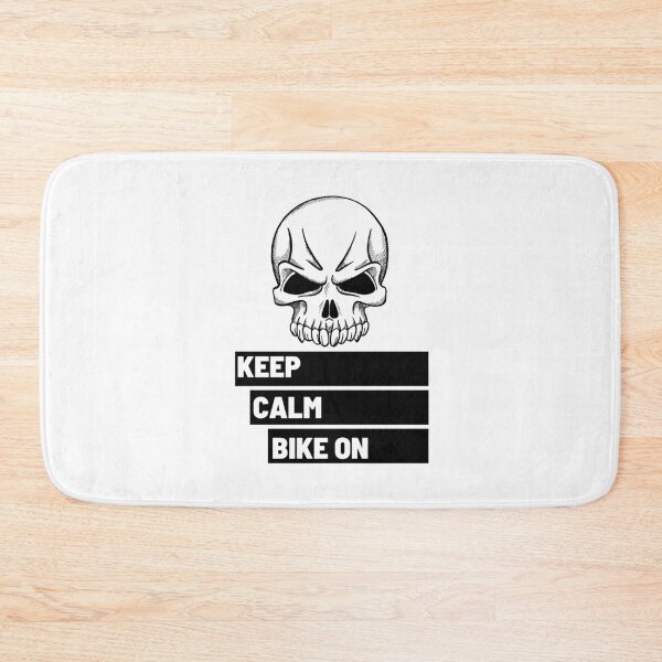 Item preview, Keep Calm Bike on Black Skull 8 designed and sold by kyds.