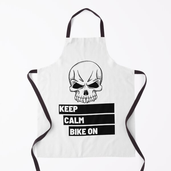 Item preview, Keep Calm Bike on Black Skull 8 designed and sold by kyds.