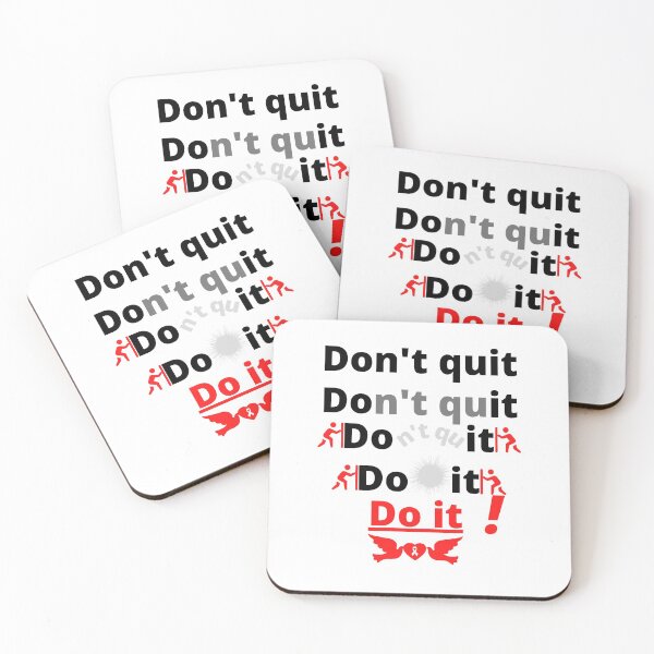 Item preview, Do it! (Don't quit) designed and sold by SunQuestDD.