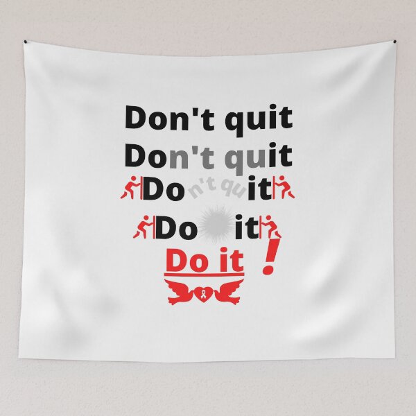 Item preview, Do it! (Don't quit) designed and sold by SunQuestDD.