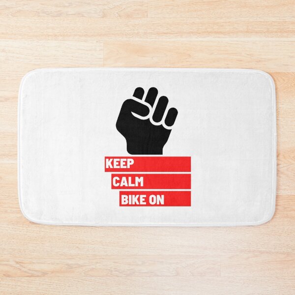Item preview, Keep Calm Bike on Red Fist 1 designed and sold by kyds.