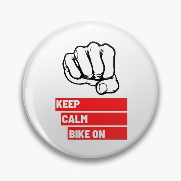 Item preview, Keep Calm Bike on Red Fist 2 designed and sold by kyds.