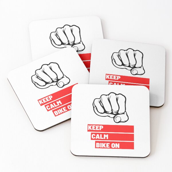 Item preview, Keep Calm Bike on Red Fist 2 designed and sold by kyds.