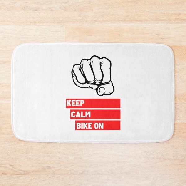 Item preview, Keep Calm Bike on Red Fist 2 designed and sold by kyds.
