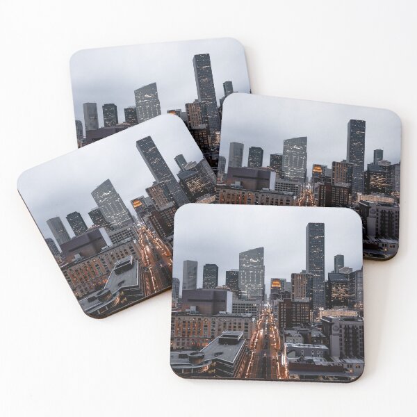 Item preview, Texas  Houston Building Under Grey sky designed and sold by mayankdozdesign.