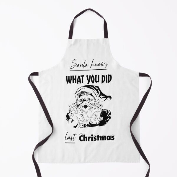 Item preview, Santa knows what you did black letters designed and sold by Misschemical.