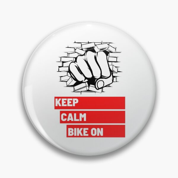 Item preview, Keep Calm Bike on Red Fist 4 designed and sold by kyds.