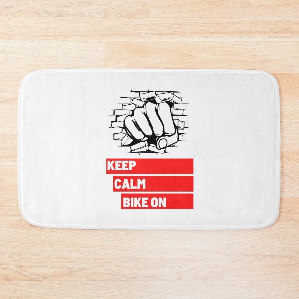 Item preview, Keep Calm Bike on Red Fist 4 designed and sold by kyds.