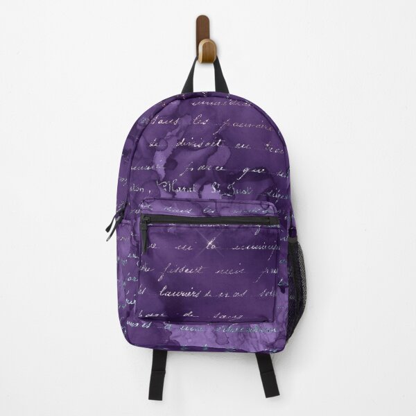 Item preview, Handwriting in Mermaid Glitter on Violet Background designed and sold by ReesDesigns.