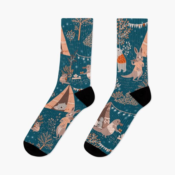 Item preview, Australian camping designed and sold by Petit Faon Prints.