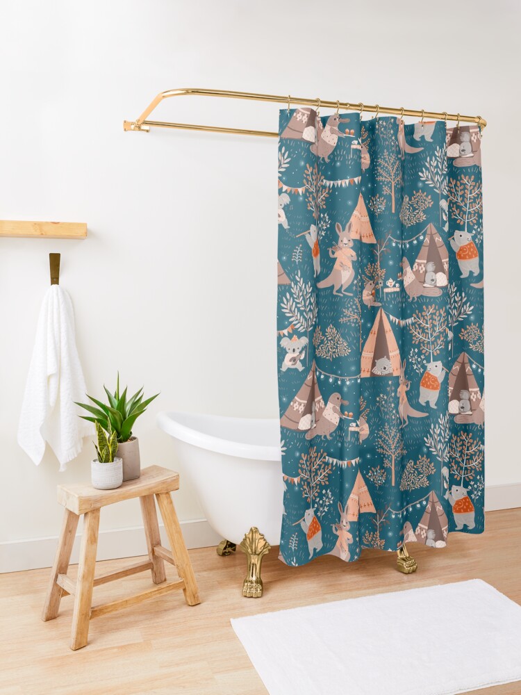 "Australian camping" Shower Curtain for Sale by Bimbodream Redbubble