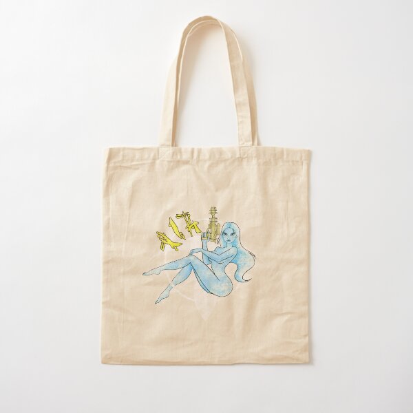 JIL NOSE ART FOR THE RENEGADE MERCHANT (FOR DARK COLORED BACKGROUNDS) (DISTRESSED) Cotton Tote Bag