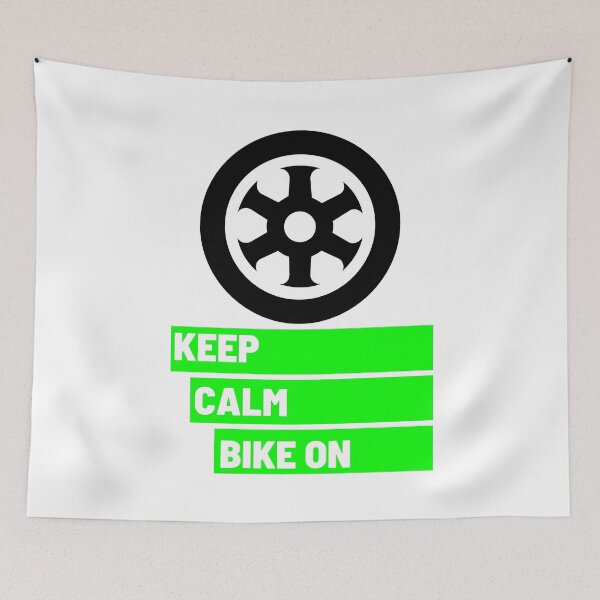Item preview,  Keep Calm Bike on Green Wheel 3 designed and sold by kyds.