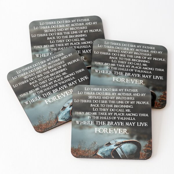 Item preview, Brave May Live Forever - Viking Prayer designed and sold by nikytagaia.