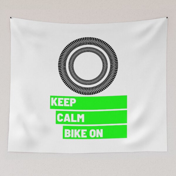 Item preview, Keep Calm Bike on Green Wheel 4 designed and sold by kyds.